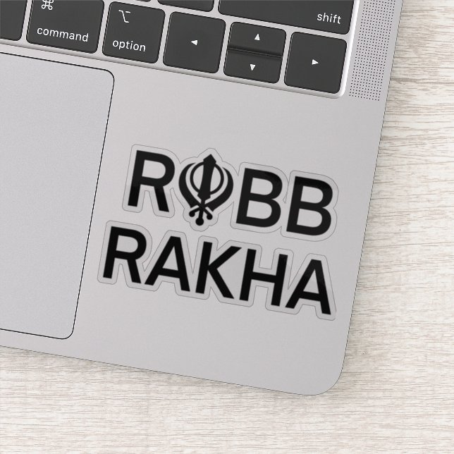 Sticker Rabb Rakha Punjabi Sikh (Détail)