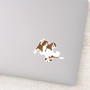 Sticker race de chien beagle
