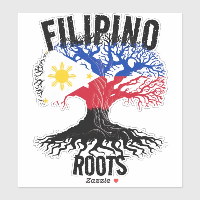 STICKER RACINES DE FILIPINO (Feuille)