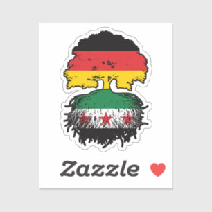 Sticker Racines et couronne de l'arbre syro-allemand