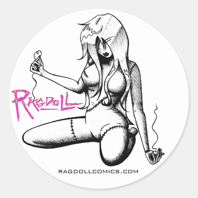 Sticker Ragdoll (Devant)