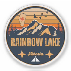 Sticker Rainbow Lake, Alberta