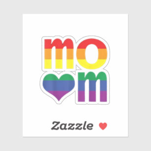 Sticker Rainbow LGBT Pride Mois Fête des mères LGBT