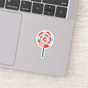 Sticker Rainbow Lollipop