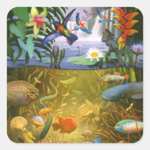 Sticker Rainforest Wildlife