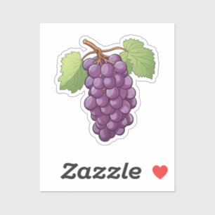 Sticker Raisins de dessin animé