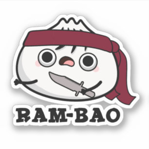Sticker Ram-bao Drôle Soldat Dimsun Pun