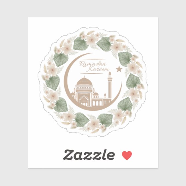Sticker ramadan karem (Feuille)