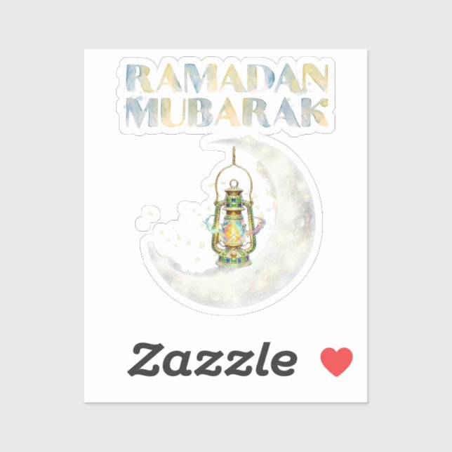 Sticker Ramadan Moubarak (Feuille)