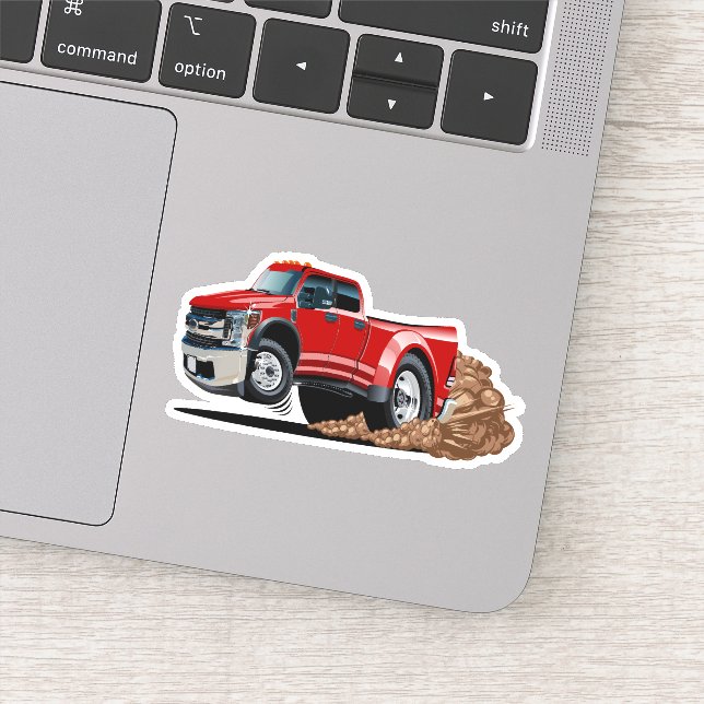 Sticker Ramassage de muscle de dessin animé (Détail)
