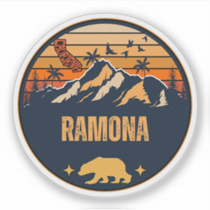 Sticker Ramona, Californie