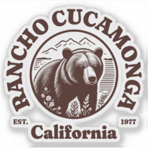 Sticker Rancho Cucamonga Californie