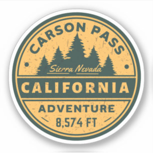 Sticker randonnée carson pass californie essais