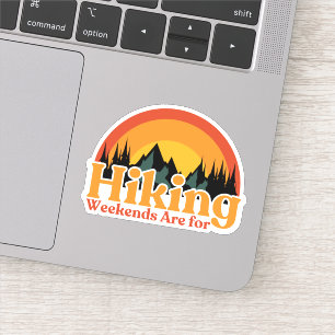 Sticker randonnée, les week-ends sont pour Randonn