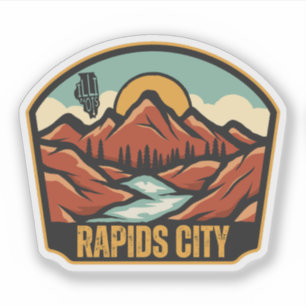 Sticker Rapids City, Illinois 