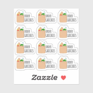 Sticker Rappel de courses Planificateur Bujo