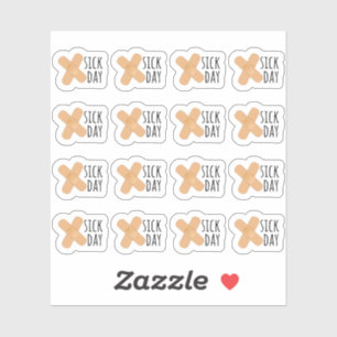 Sticker Rappel de jour de congé Médipatchs de jour de mala