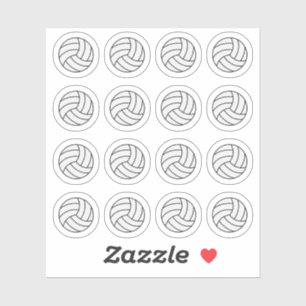 Sticker Rappel de la journée de match de volley Planificat