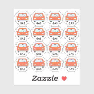 Sticker Rappel de ravitaillement en essence pour voiture P