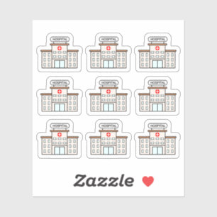 Sticker Rappel de visite de l'hôpital Médecin suivi des re