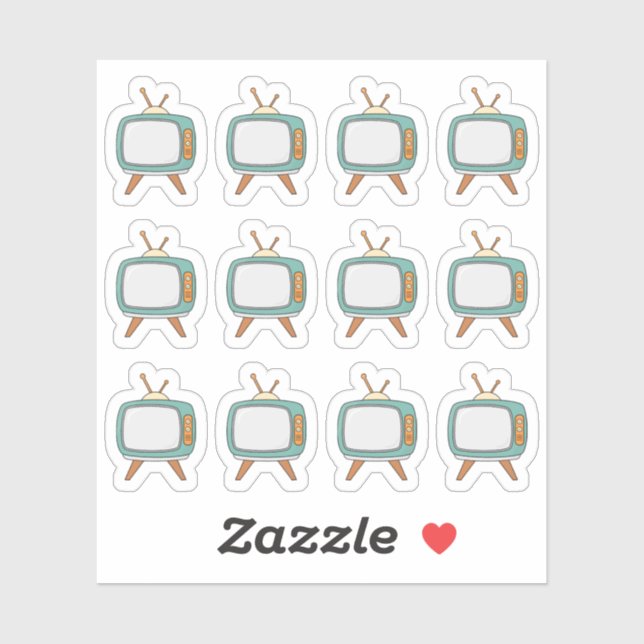 Sticker Rappel d'événement de série télévisée Bujo Planner (Feuille)