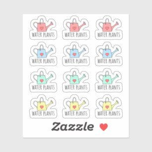 Sticker Rappel pour arroser les plantes, planificateur d'a