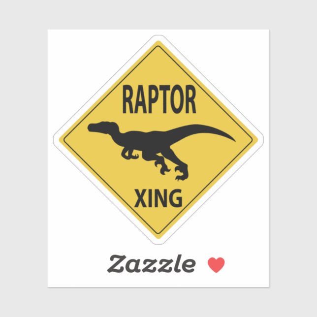 Sticker Raptor XING (Feuille)