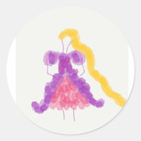 Sticker Rapunzel Collection Princess Girls