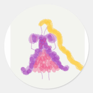 Sticker Rapunzel Collection Princess Girls