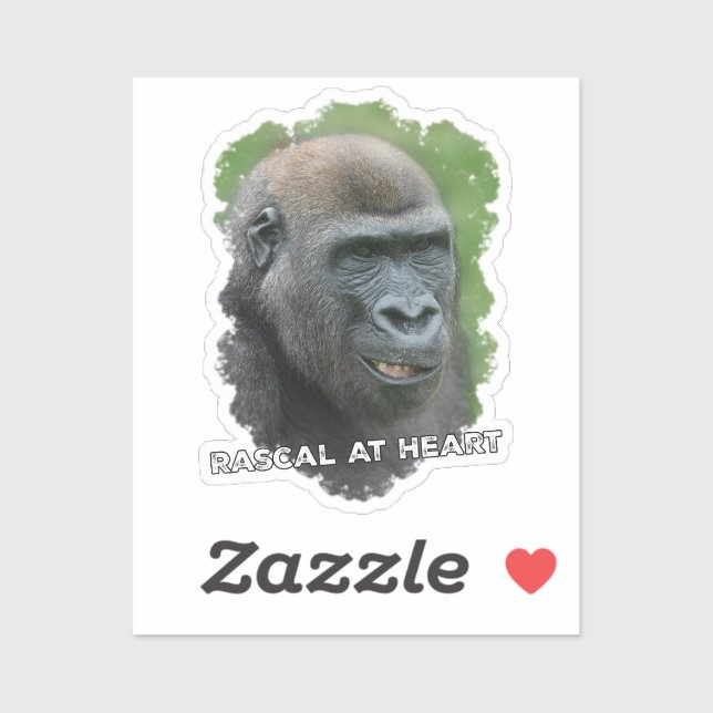 Sticker Rascal au coeur (Feuille)