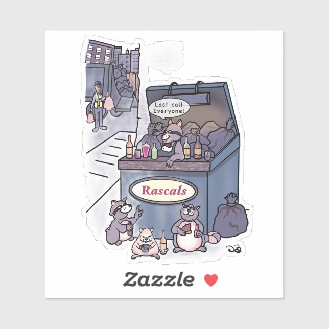 Sticker Rascals sur mesure (Feuille)