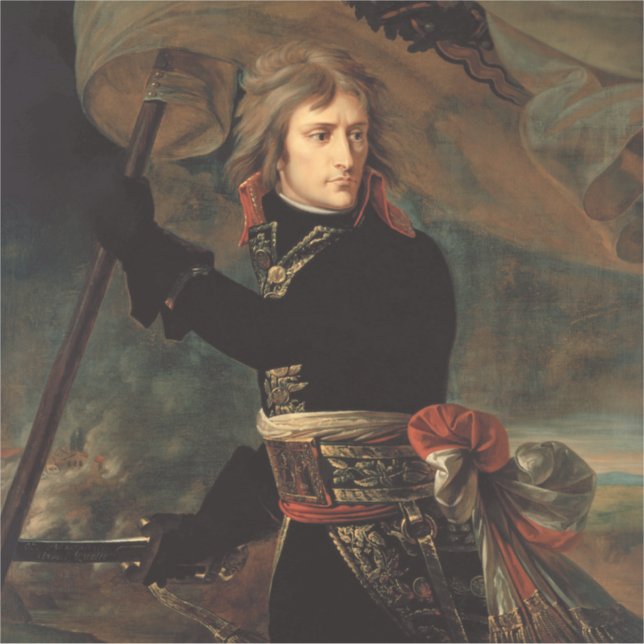 Sticker Rassemblement de Napoléon Bonaparte à la bataille  (Devant)