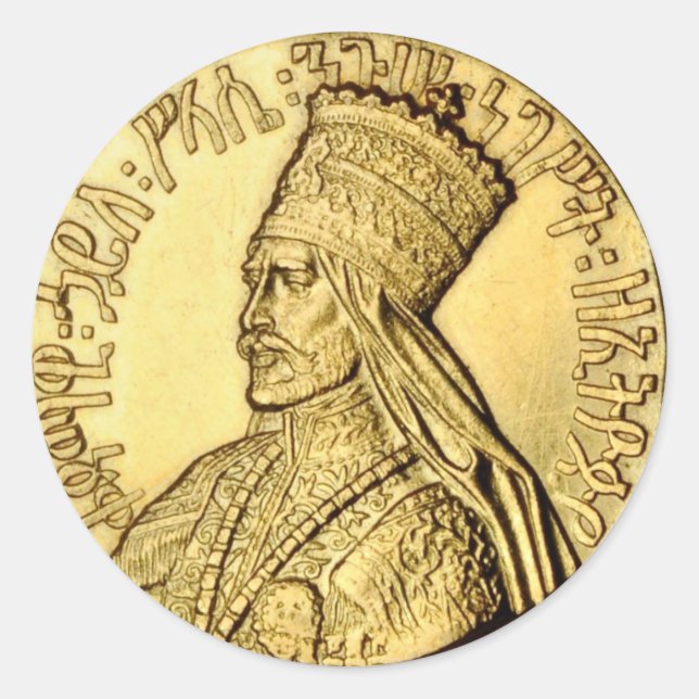 Sticker Rasta Sa Majesté impériale Selassie I (Devant)
