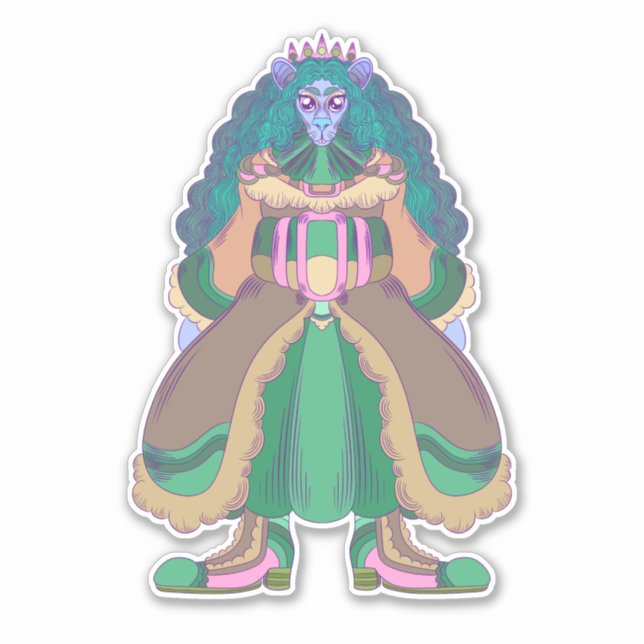 Sticker Rat Princesse (Devant)