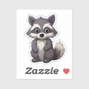 Sticker Raton laveur