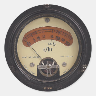 Sticker Raytheomètre du professeur Temple