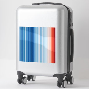 Sticker Rayures de réchauffement climatique Terre Changeme