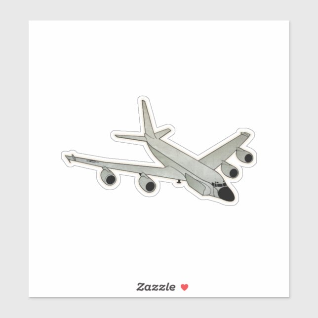 Sticker RC-135 Rivet Joint, avion ISR (Feuille)