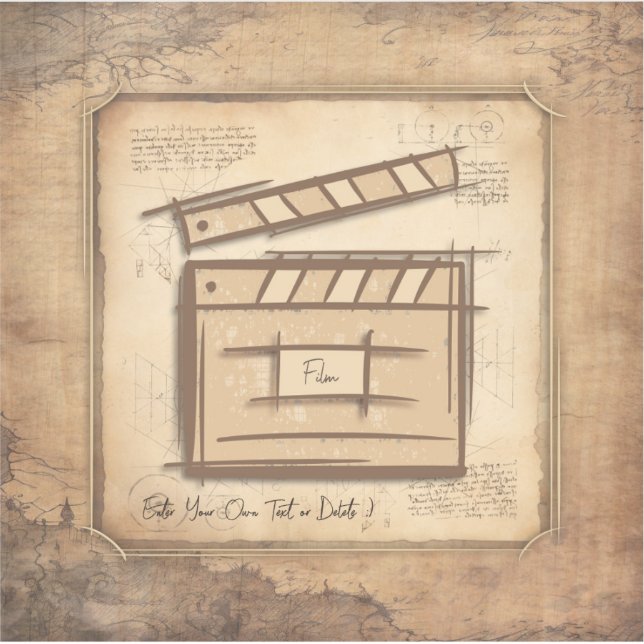 Sticker réalisateur, acteur, réalisateur idée cadeau (Devant)