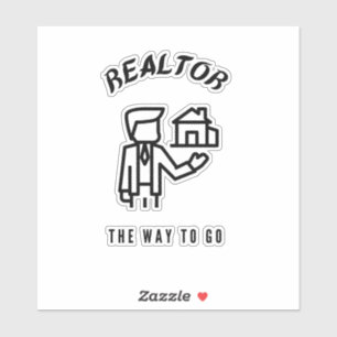 Sticker Realtor to go