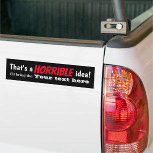 Sticker Rebel Horrible Idea