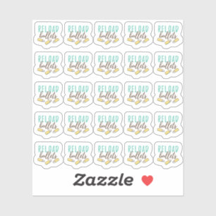 Sticker Recharger les balles Ammo Gun Tir Planner Planner