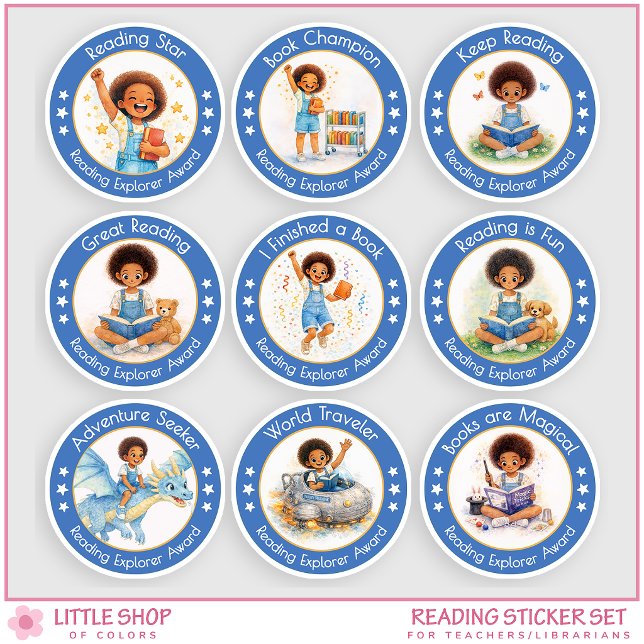 Sticker Récompense de lecture pour les enfants Prix de la  (Créateur téléchargé)