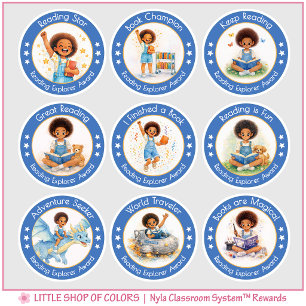 Sticker Récompense de lecture pour les enfants Prix de la