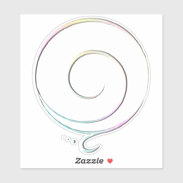 Sticker Reconnaissance Pastel  (Feuille)