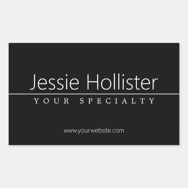 STICKER RECTANGULAIRE 1 (Devant)