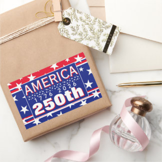 STICKER RECTANGULAIRE 250 AMÉRIQUE 1776 2026