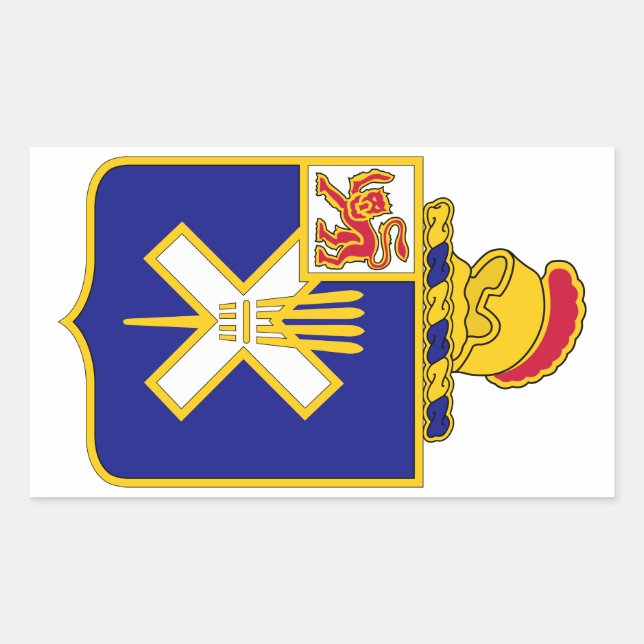 Sticker Rectangulaire 32e régiment d'infanterie (Devant)