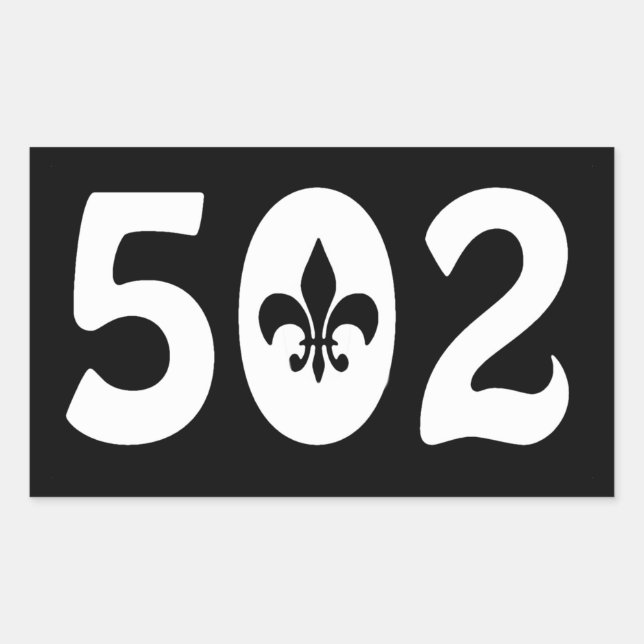 STICKER RECTANGULAIRE 502 (Devant)