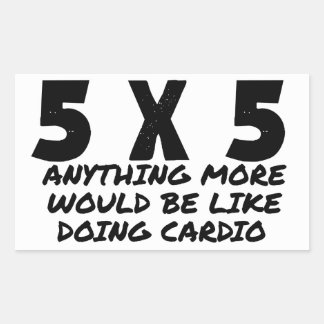 Sticker Rectangulaire 5 x 5